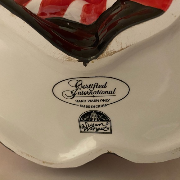 Santa Figurine Cookie Jar by Certified International - Susan Winget - Picture 4 of 4